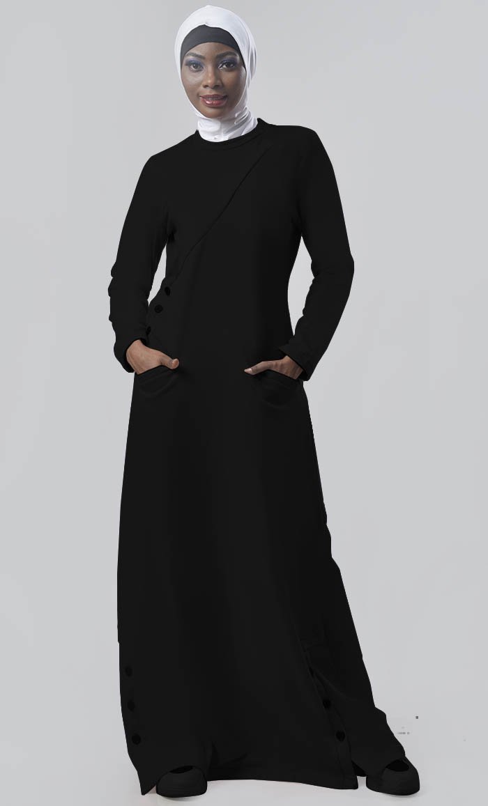 Warm Winter Fleece Abaya