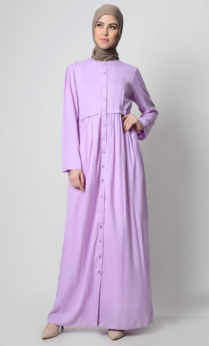 Summer Dream Waist Pleated Gathered Abaya