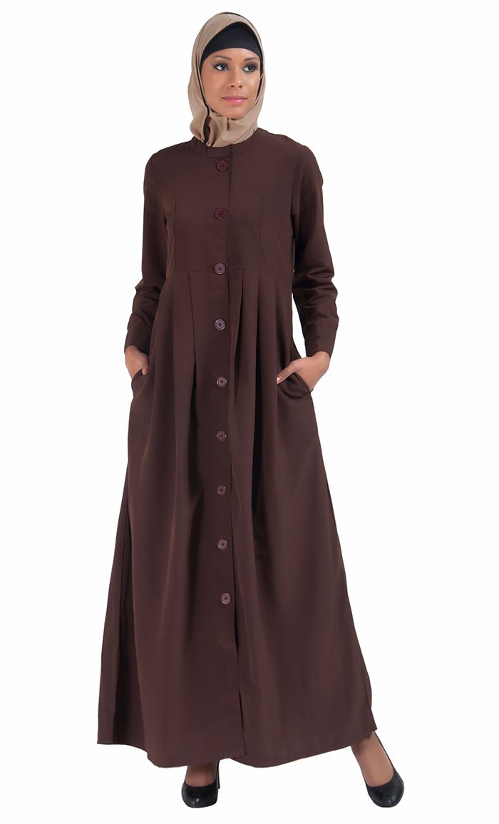 High Neck Kashibo Abaya/ Jilbab