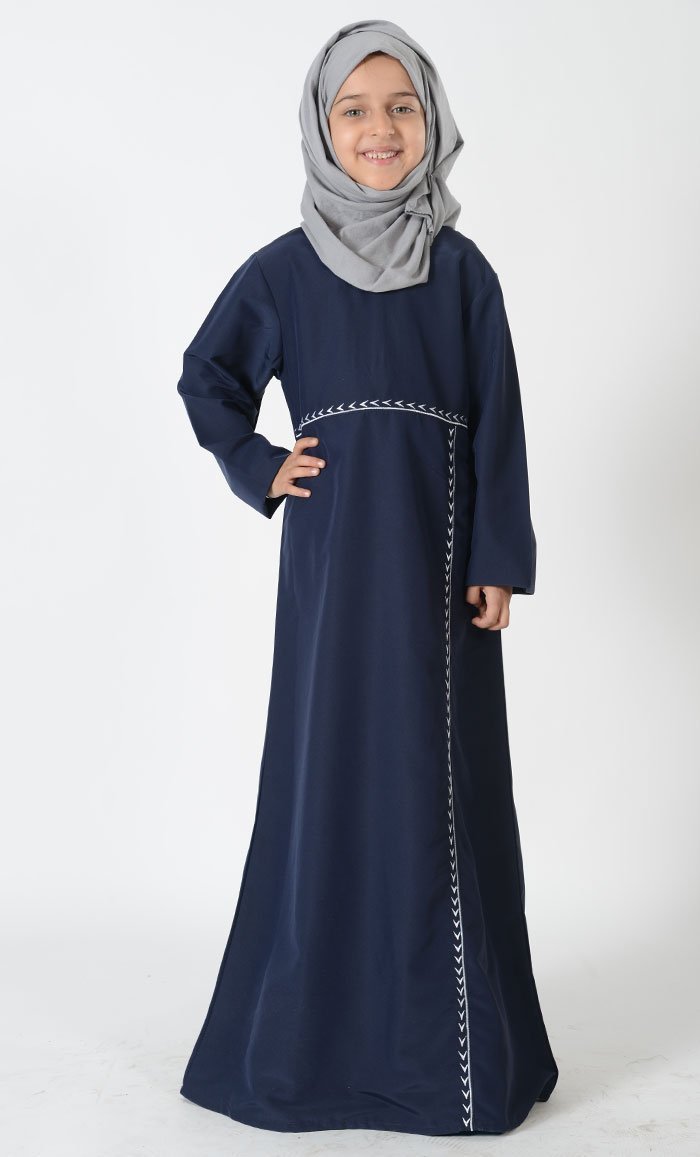 Uniform Abaya- Kids Sizes (Navy)