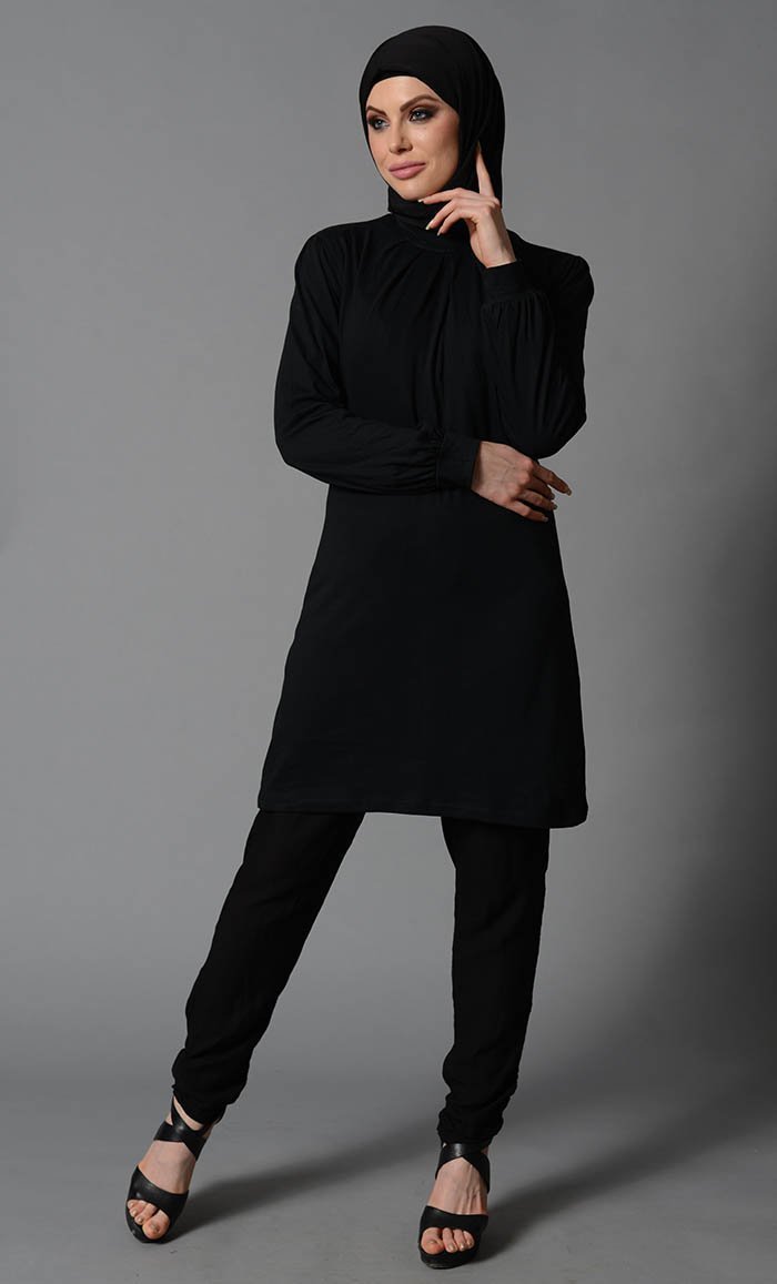 Black Cotton Tunic