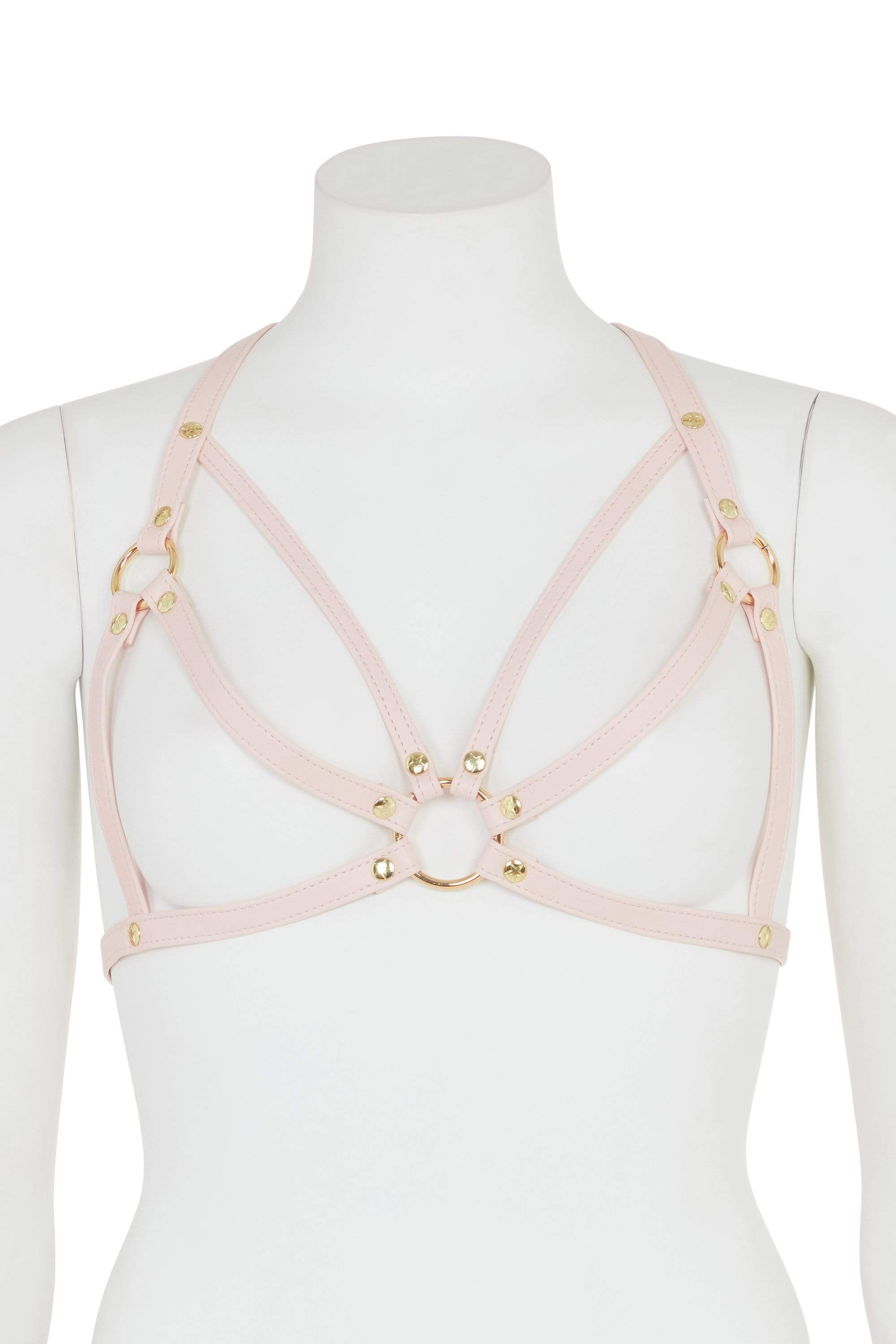 Open Harness Bra Pink