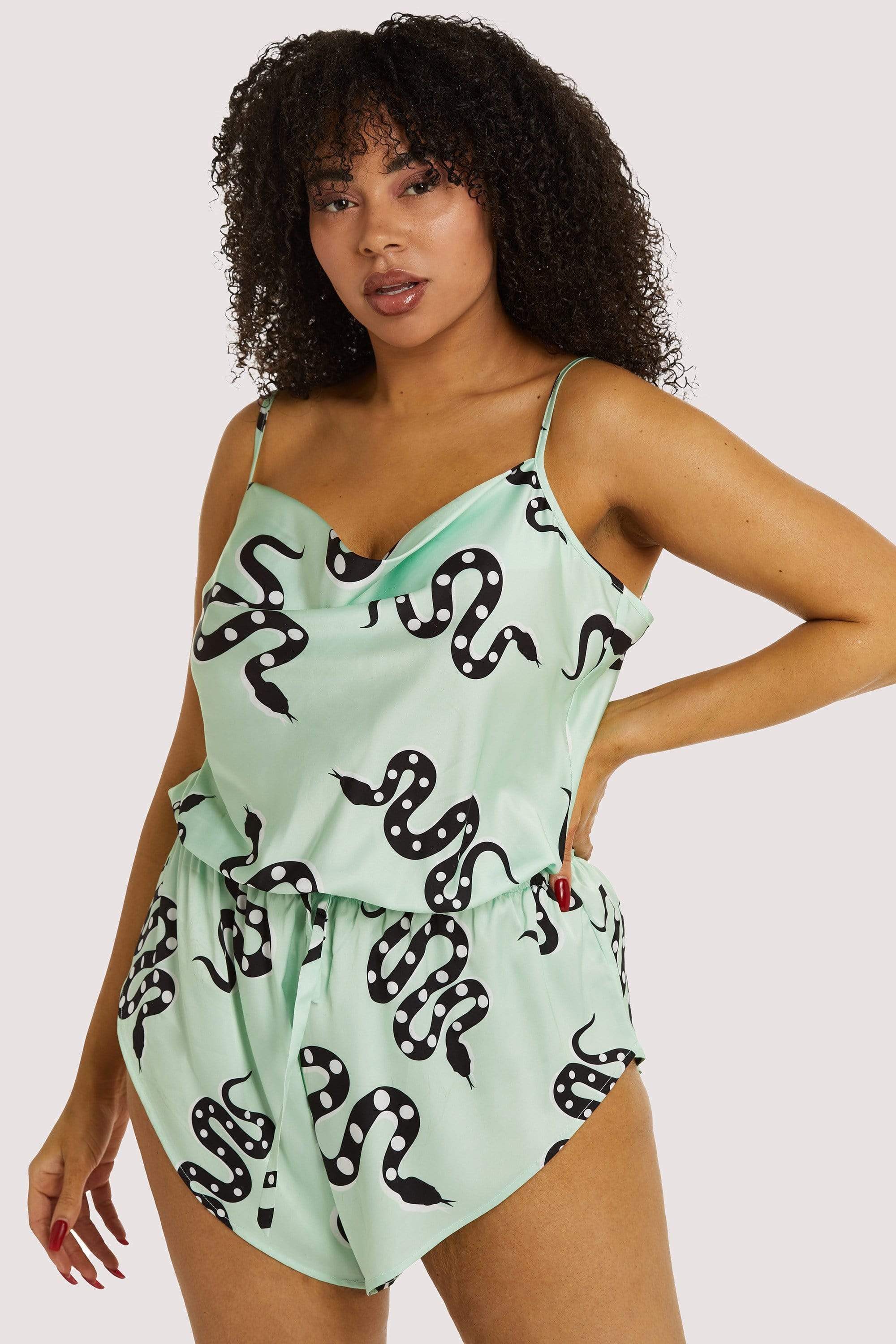 Green Moon Snake Playsuit