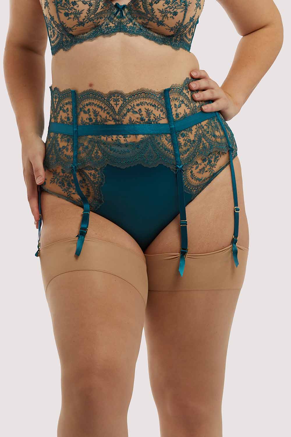 Severine Shady Spruce Suspender Curve