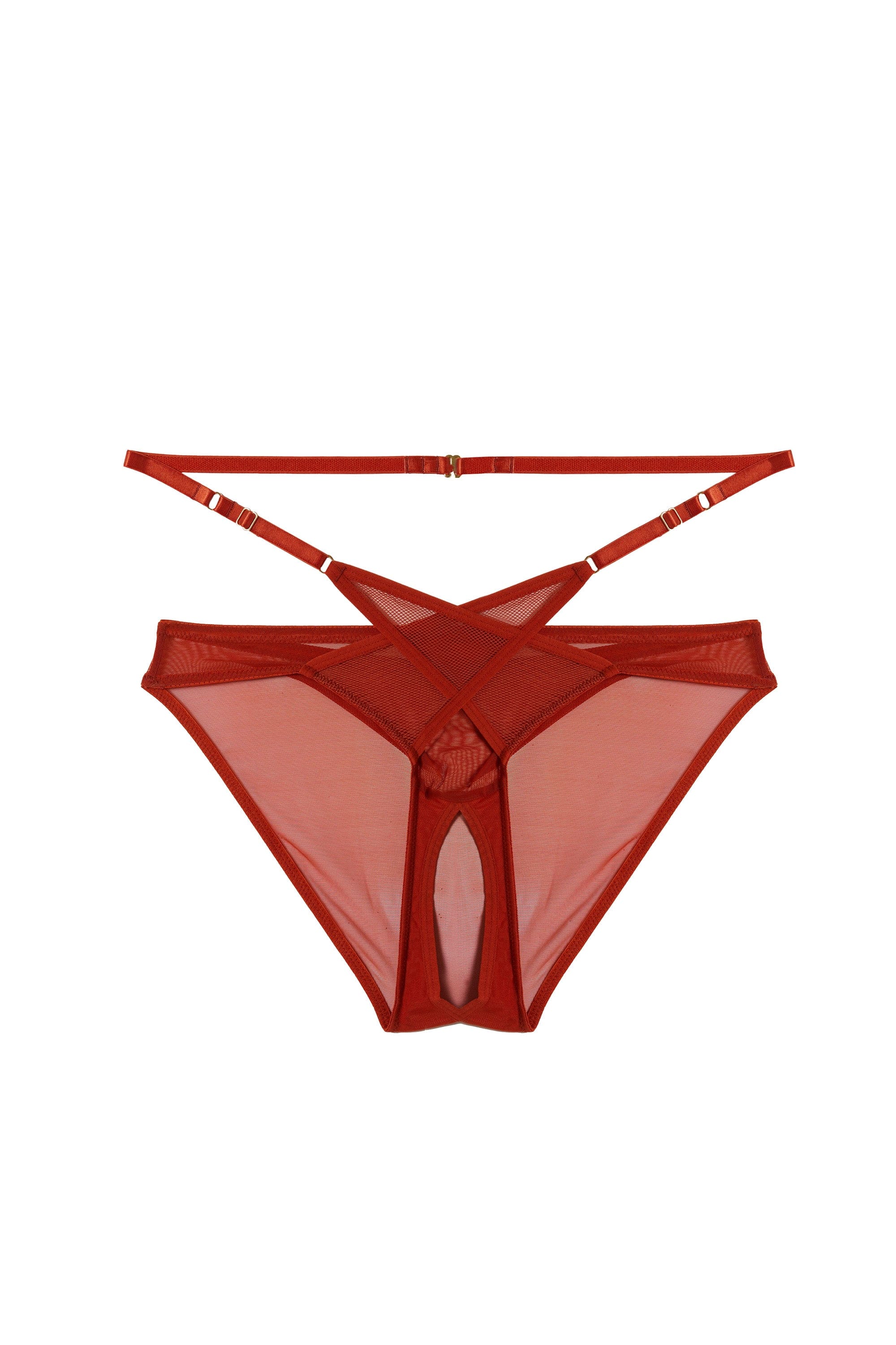 Eddie Rust Crossover Wrap Crotchless Brazilian Brief