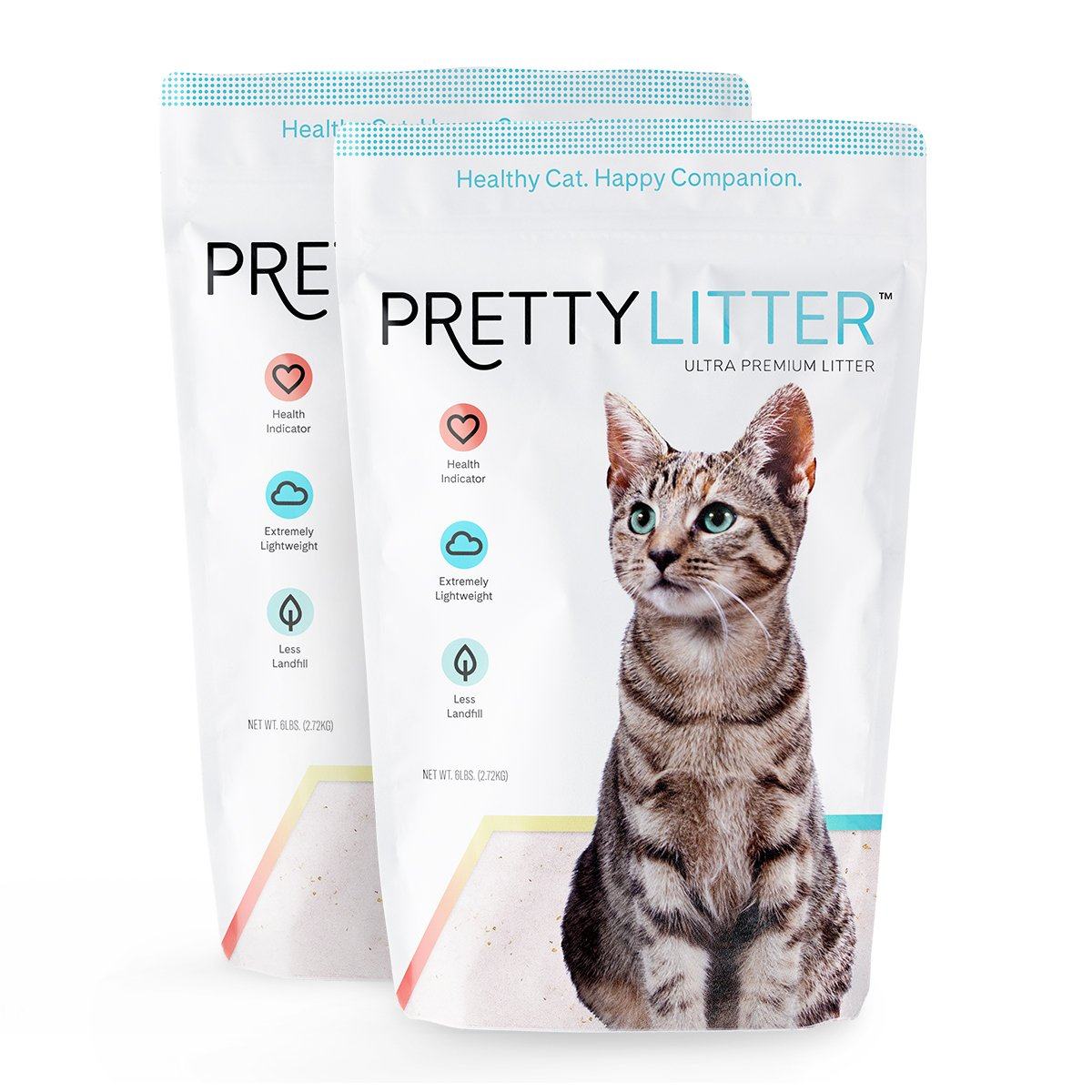 PrettyLitter | 2 bags | Health Monitoring Cat Litter