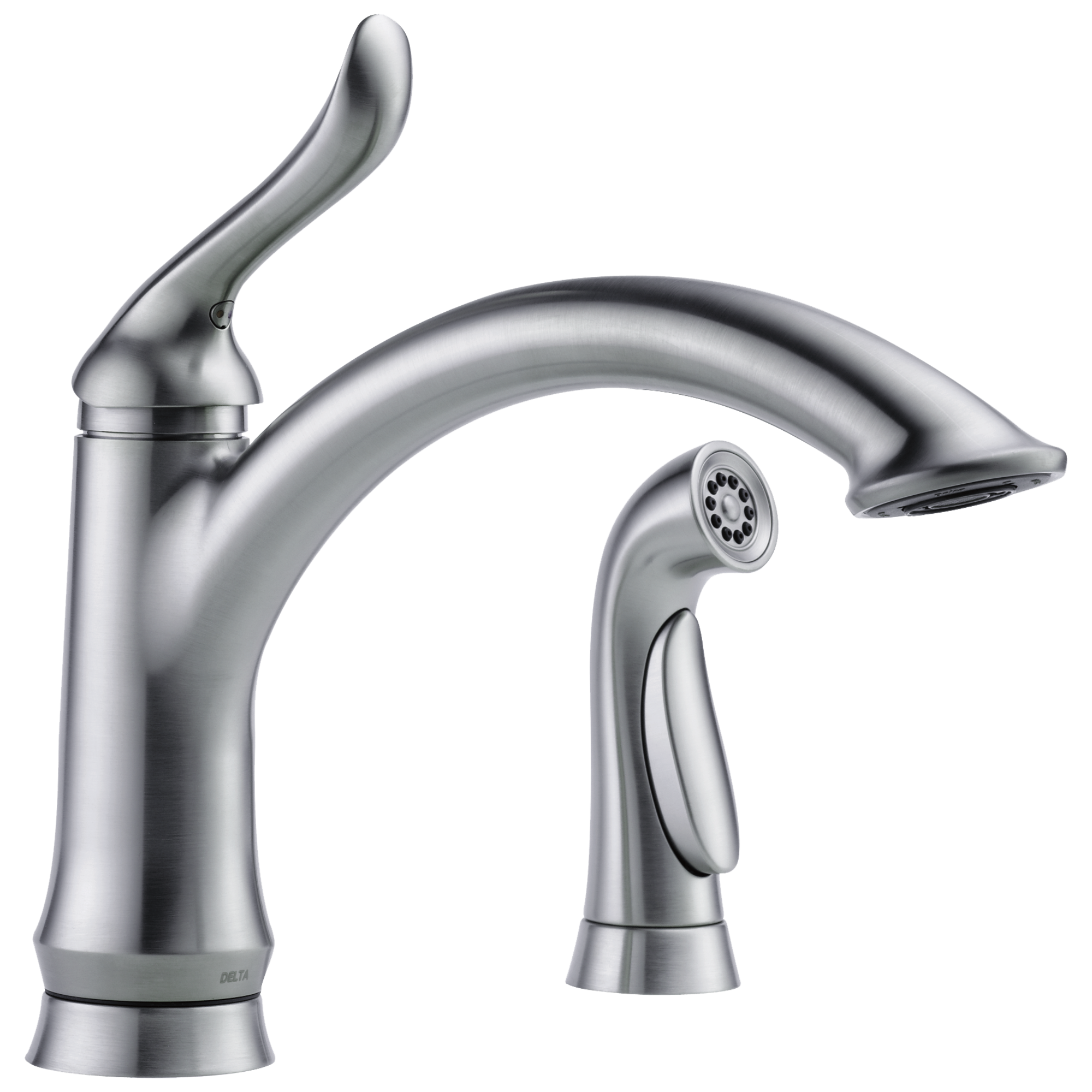 Delta Linden:4453 Single Handle Kitchen Faucet with Spray