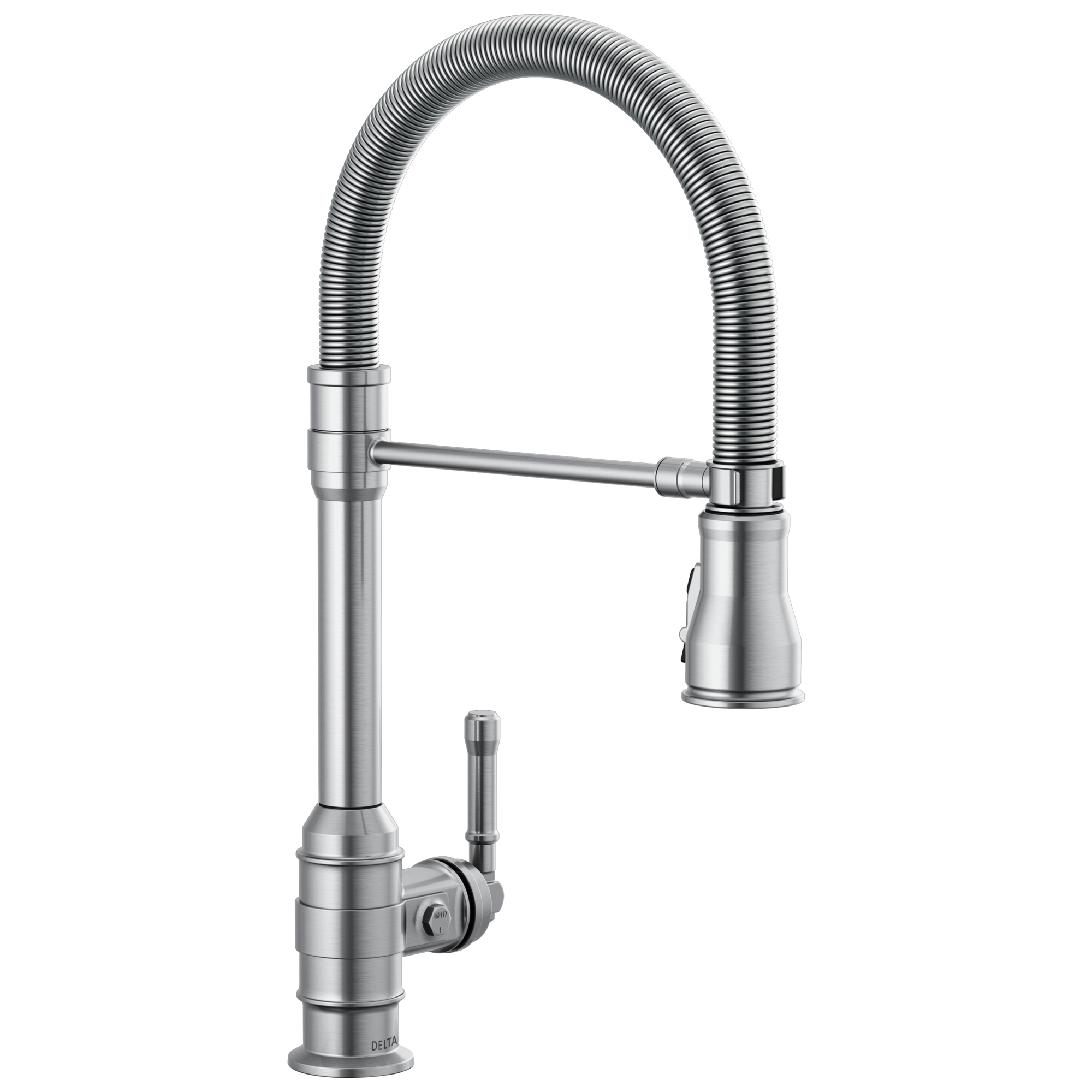 Delta Broderick:9690 Single Handle Pull-Down Kitchen Faucet With Spring Spout