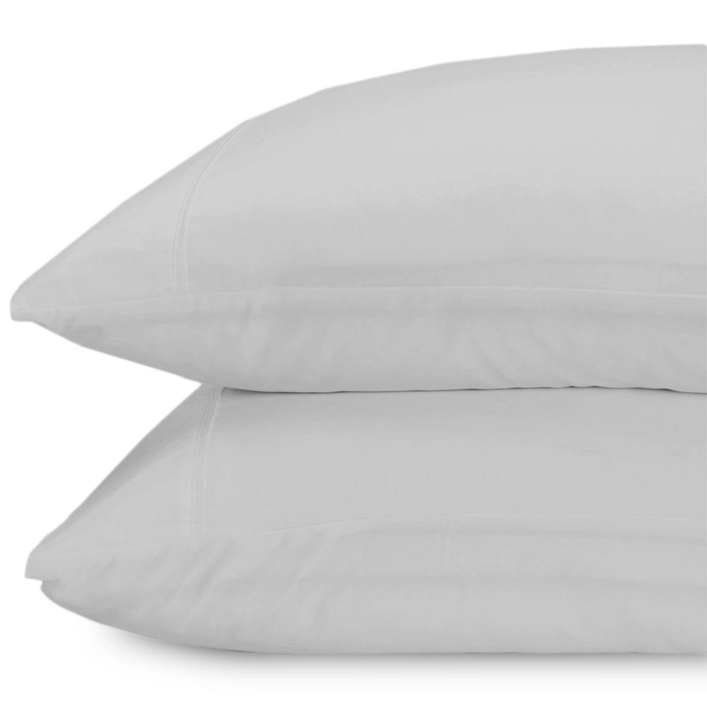 Lux 2 Piece Microfiber Pillowcase (Whisper Gray King)