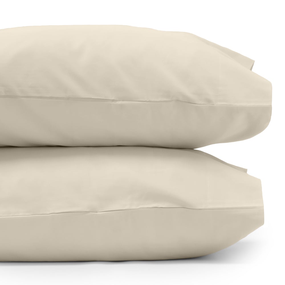 400 Thread Count 2 Piece Cotton Sateen Pillowcase (Birch King)