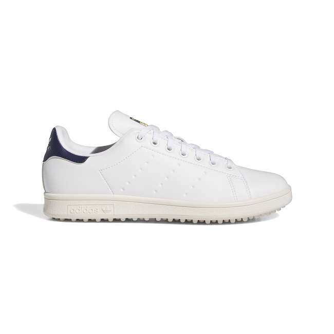 Adidas Golf Unisex Stan Smith Spikeless Shoes White/Collegiate Navy/Off White 12