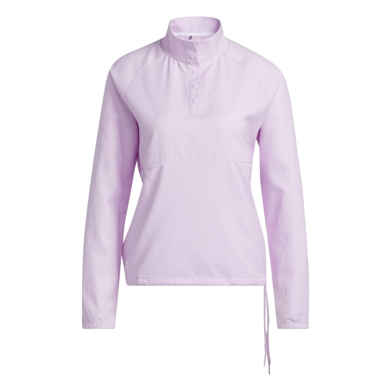 Adidas Golf Ladies Emboss 1/4 Zip Snap Pullover