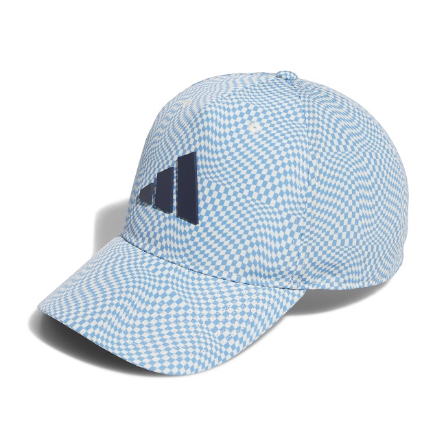 Adidas Golf Tour Printed Snapback Hat Semi Blue Burst/Ivory One Size