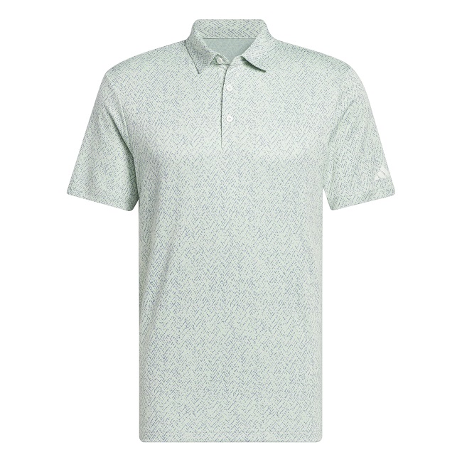 Adidas Golf Ultimate365 Jacquard Polo Semi Green Spark Small