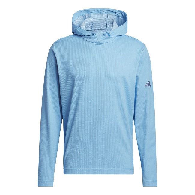 Adidas Golf Lightweight Hoodie Semi Blue Burst/Ivory Medium