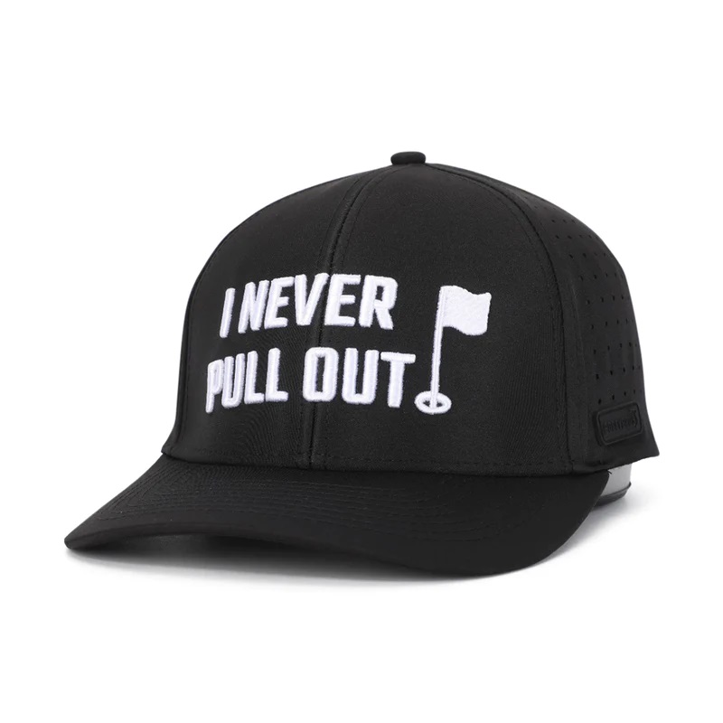 Bogey Bros Golf I Never Pull Out Performance Fitted Hat Small/Medium