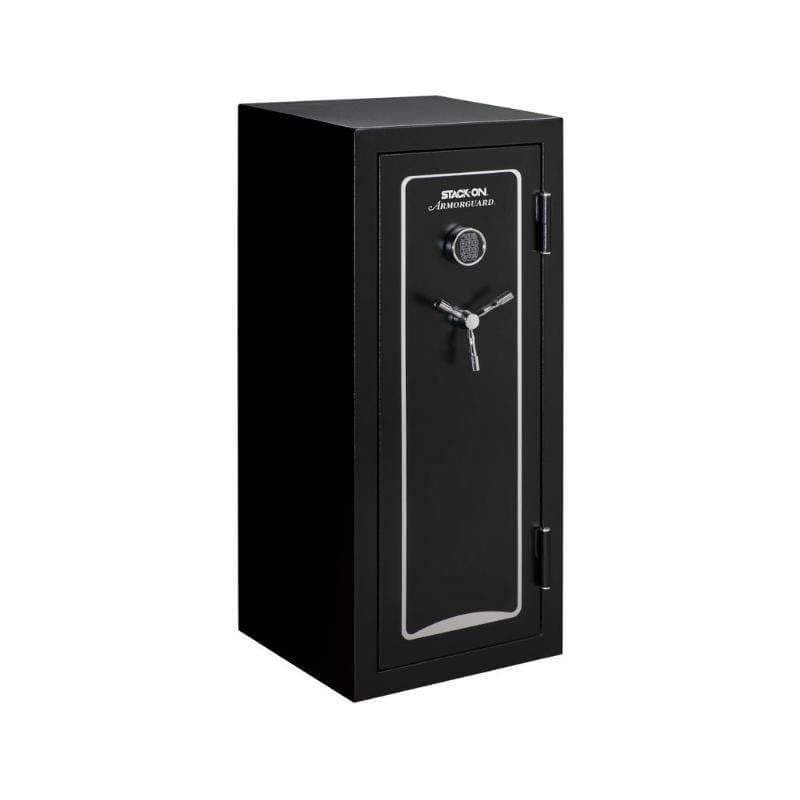 Stack-On Armorguard 40-Gun Safe with Electronic Lock - Matte Black