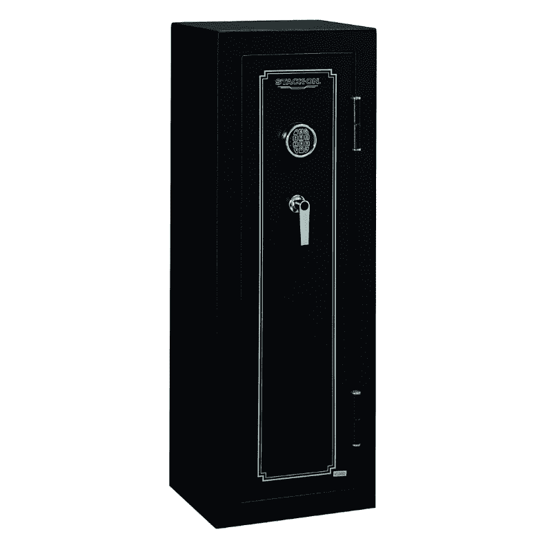 Stack-On 14-Gun Fire Resistant Safe with Electronic Lock - Matte Black