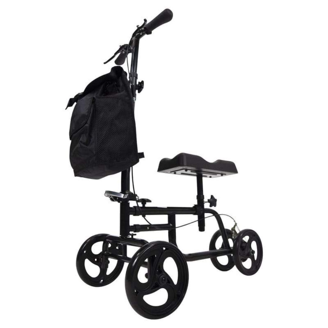 Vive Health Deluxe Knee Walker Crutch Alternative with Large 8" Wheels