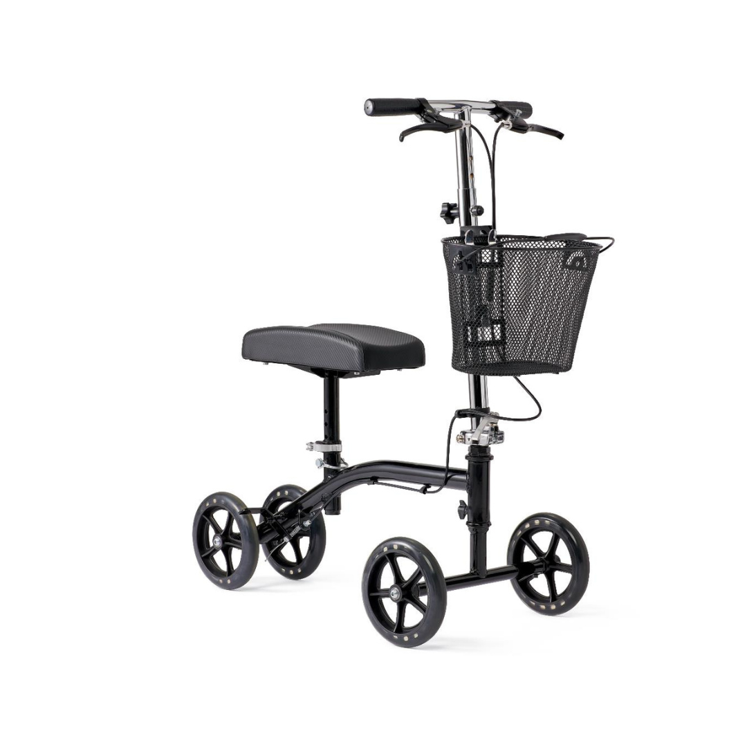 Medline Gen 4 Lightweight Folding Knee Walker with Large 8" Wheels