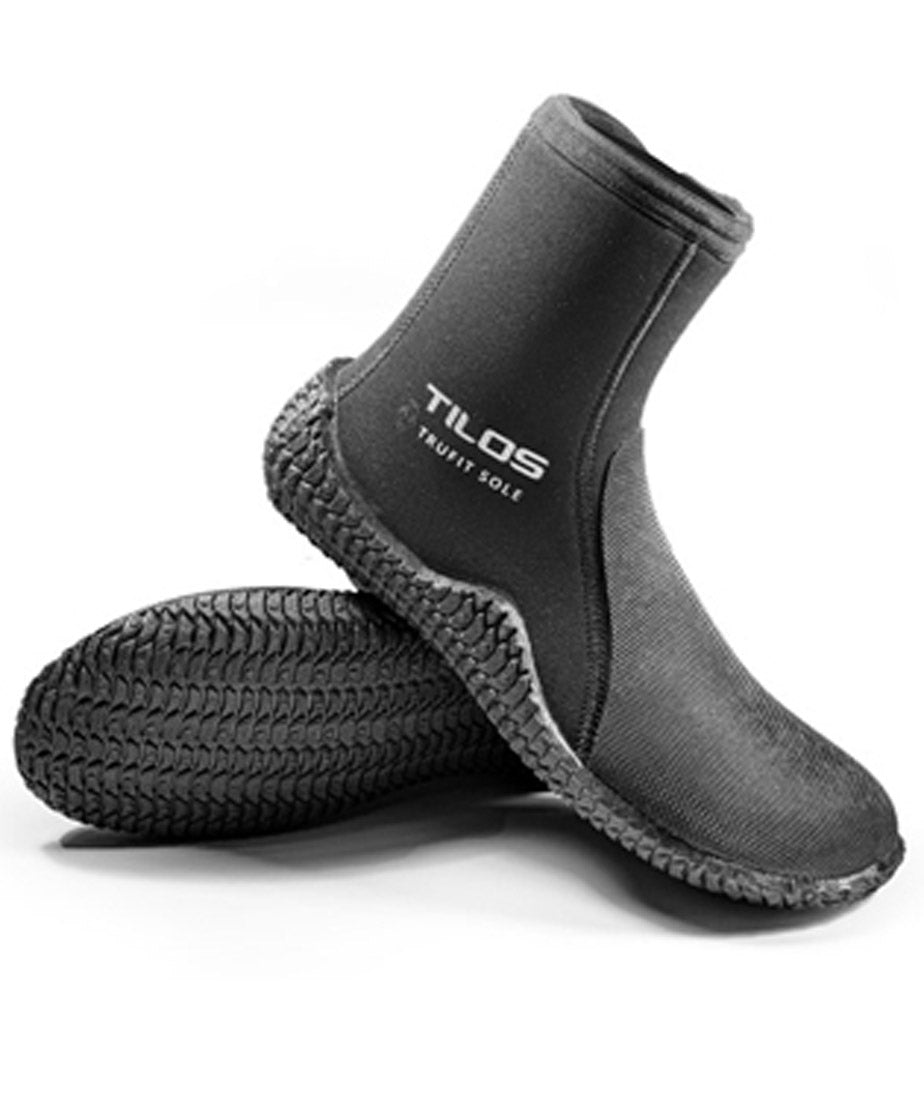 Tilos 7mm Titanium TruFit Booties for Scuba Diving etc.