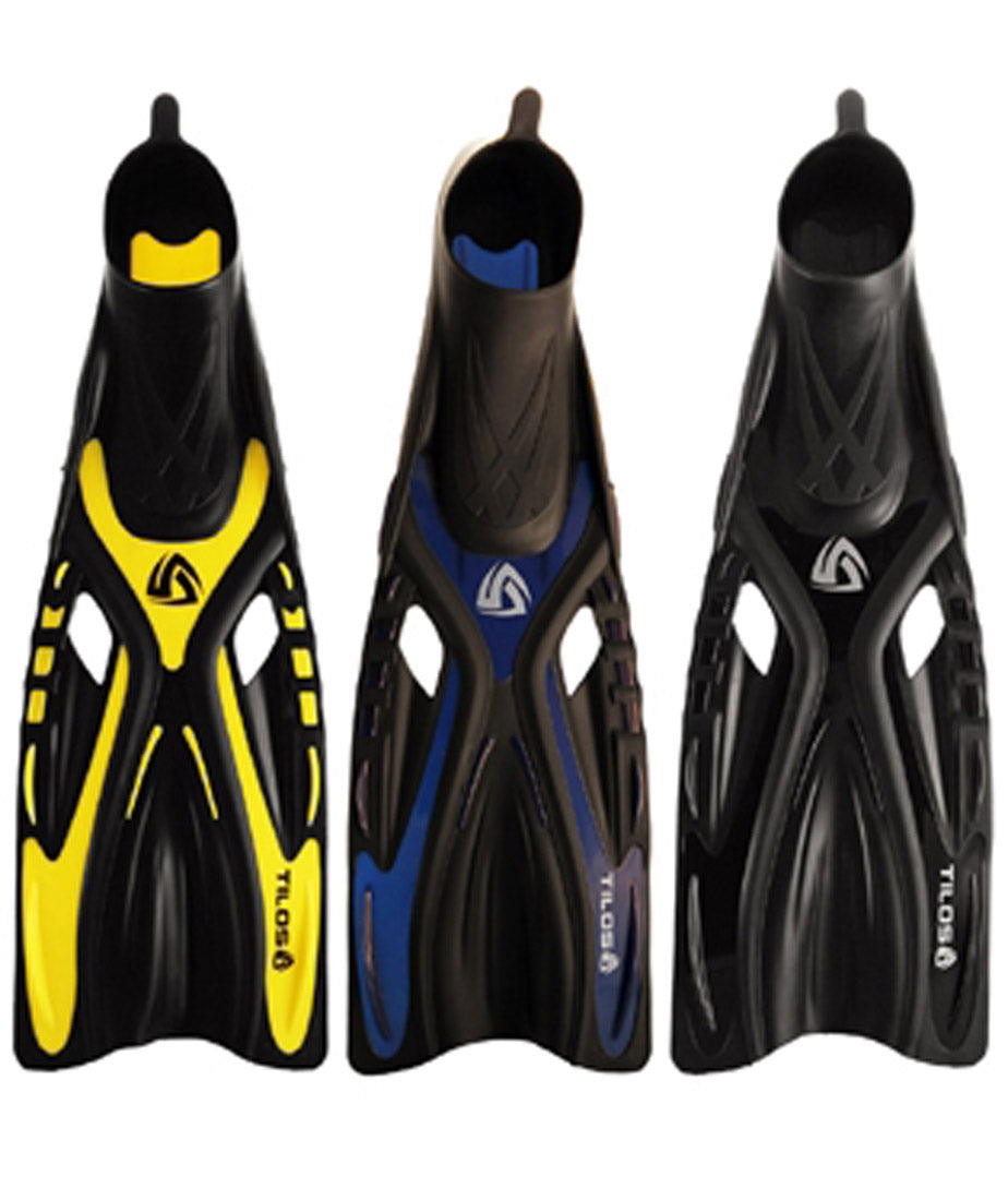 Tilos Voyage Full Foot Snorkeling Fins with Soft TPR Foot Pocket Fin