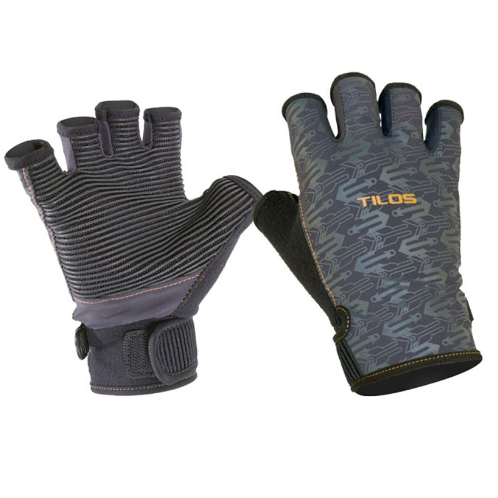 Tilos 1mm Osmos Paddling Fingerless Gloves with Extra Grip Paddle Glove