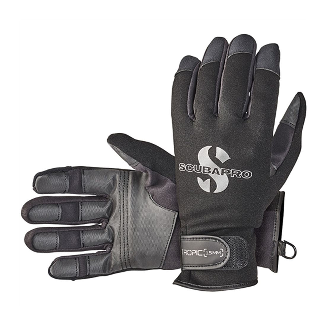 ScubaPro Tropic 1.5mm Dive Glove Neoprene Back w/Amara Palm