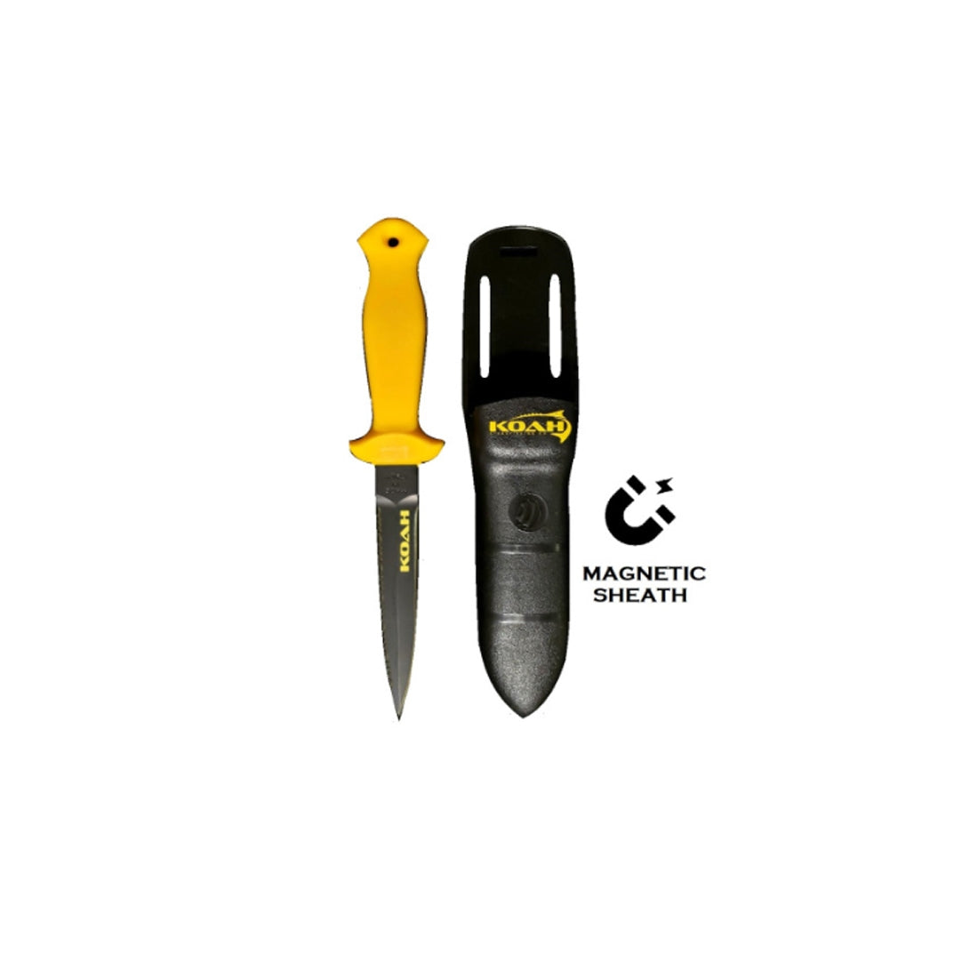 Koah Standard 4.5 Inch Dive Knife with Magnetic Sheath