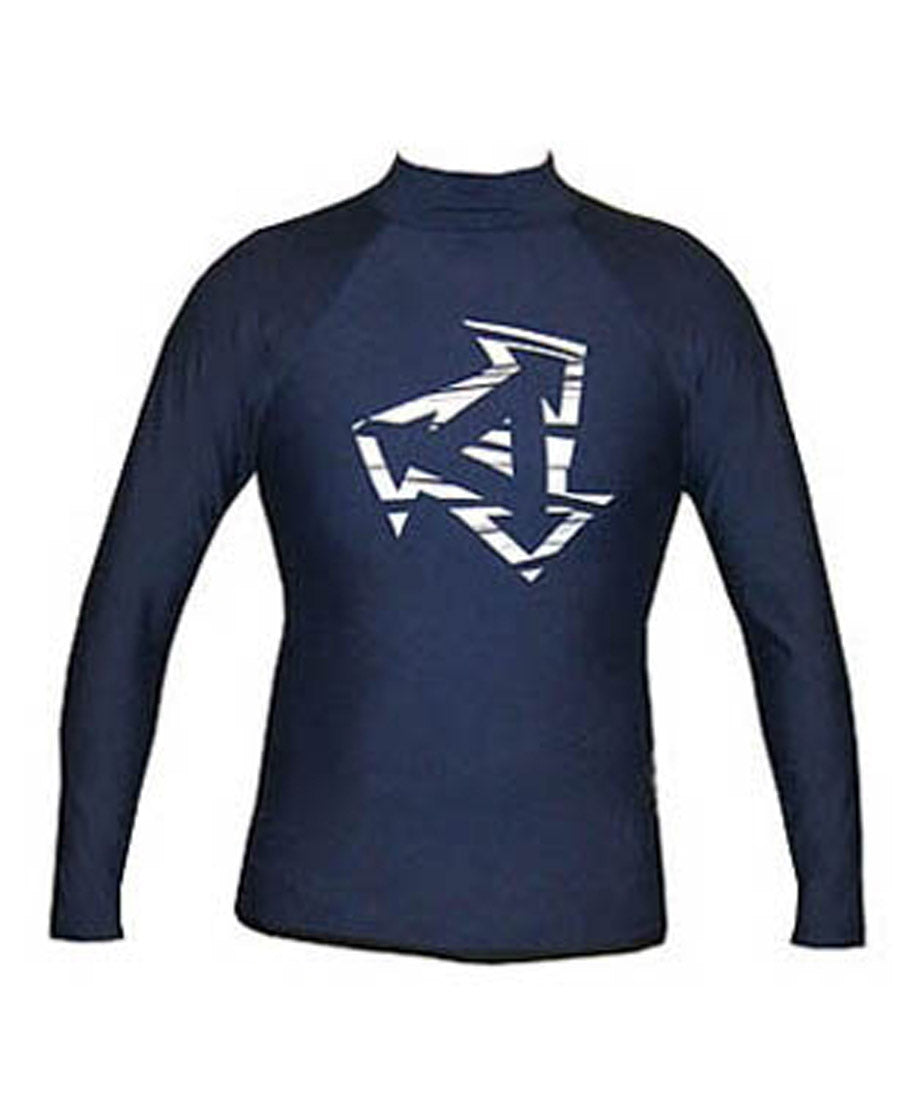 XCEL Mens Long Sleeve 2" Collar Rash Guard w/ UV Protection