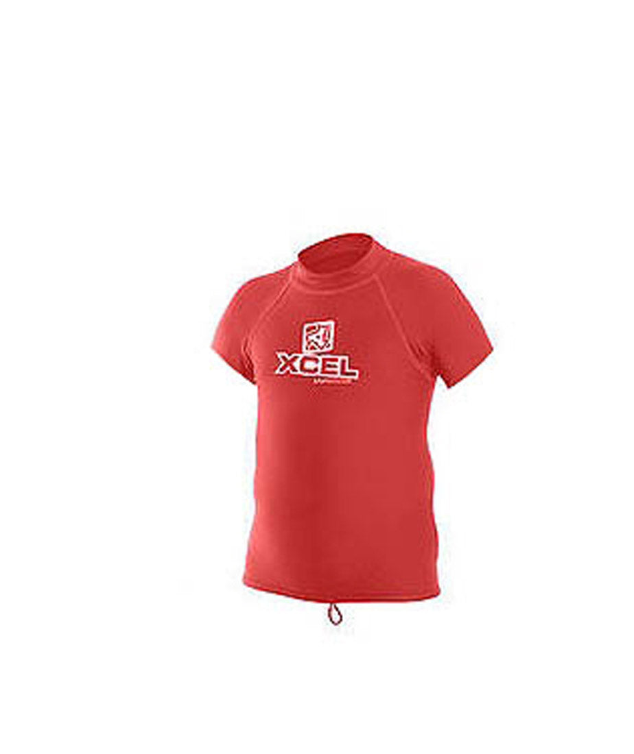 XCEL Kids Boys Short Sleeve Heavy Weight Rash Guard SPF 50+