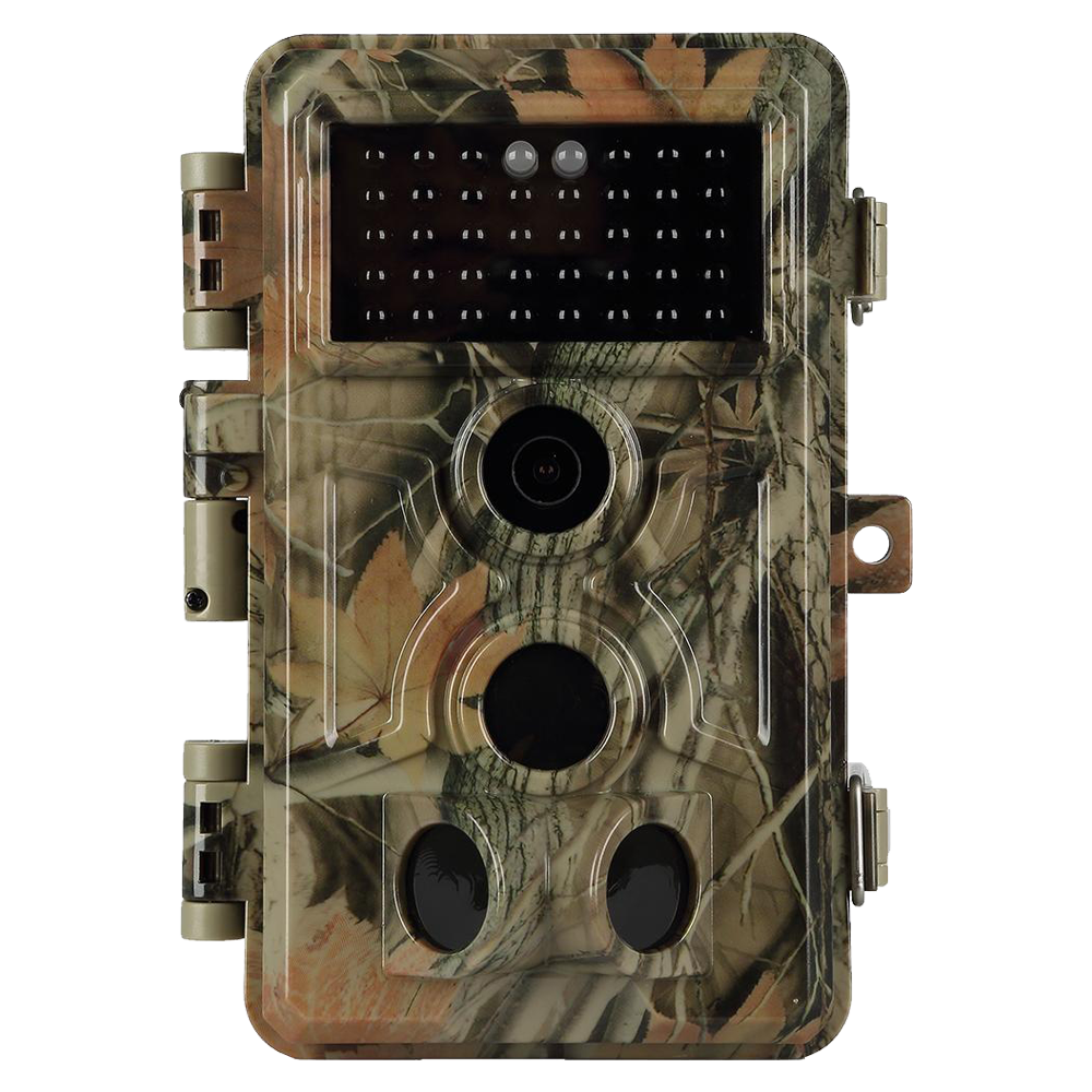 Stealthy Camo Trail Game Deer Camera for Observing Animals 32MP 1296P 0.1S Trigger Motion Activated Password Protected Waterproof Night Vision