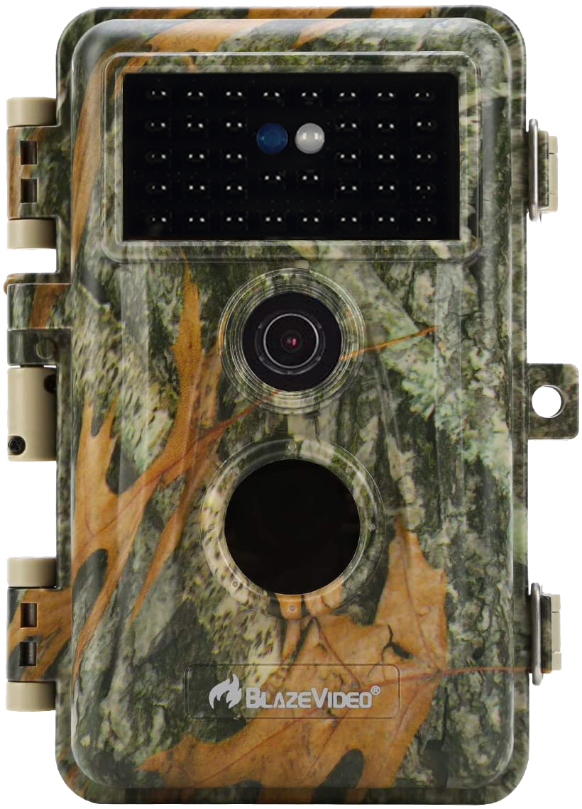 Trail Game Deer Camera Stealthy Camouflage for Wildlife Observing & Backyard Security 32MP 1296P Video Waterproof Night Vision Motion Activated