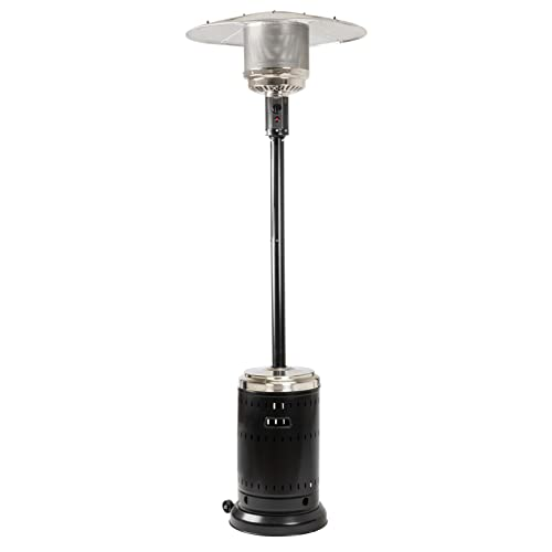 Amazon Basics 46,000 BTU Commercial Outdoor Propane Patio Heater with Wheels